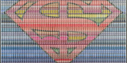 Work of art ''Waiting For Superman'' by artist Santiago Montoya.