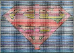 Work of art ''Waiting For Superman'' by artist Santiago Montoya.