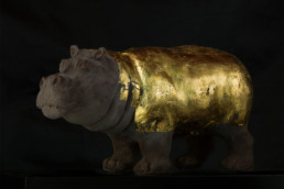 Chocolate Hippo, by contemporary Colombian artist Santiago Montoya.