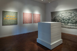 View of the exhibition at the Art Museum of the Americas in Washington D.C. by artist Santiago Montoya.